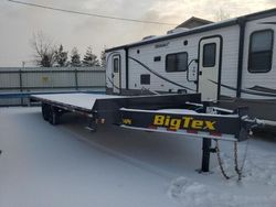 Salvage trucks for sale at Elgin, IL auction: 2022 Big Tex 25' Pintle Hitch Black