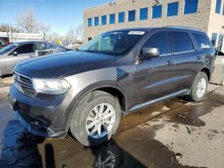 Salvage cars for sale at Littleton, CO auction: 2014 Dodge Durango SXT