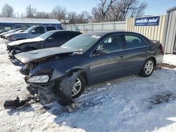 Salvage cars for sale at Wichita, KS auction: 2007 Honda Accord EX