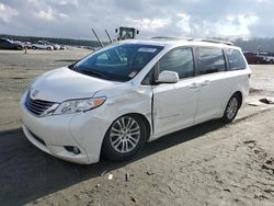 Salvage cars for sale from Copart Spartanburg, SC: 2017 Toyota Sienna XLE