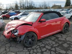 Salvage cars for sale from Copart Portland, OR: 2016 Volkswagen Beetle S/SE