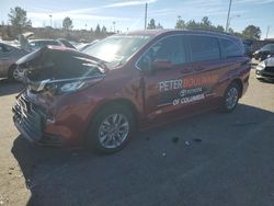 Salvage cars for sale at Gaston, SC auction: 2021 Toyota Sienna LE