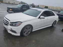 Salvage cars for sale at Martinez, CA auction: 2016 Mercedes-Benz E 350