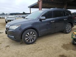 Acura salvage cars for sale: 2016 Acura MDX Technology