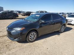 Salvage cars for sale at Amarillo, TX auction: 2017 Toyota Corolla L