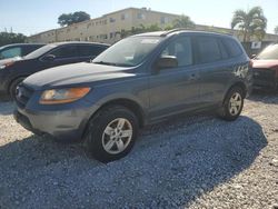 Hyundai salvage cars for sale: 2009 Hyundai Santa FE GLS