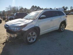 Salvage cars for sale at Hampton, VA auction: 2015 Toyota Highlander Limited