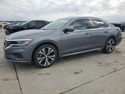 Salvage cars for sale at auction: 2022 Volkswagen Passat SE