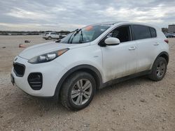 Salvage cars for sale at San Antonio, TX auction: 2017 KIA Sportage LX