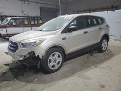 Salvage cars for sale at Candia, NH auction: 2017 Ford Escape S