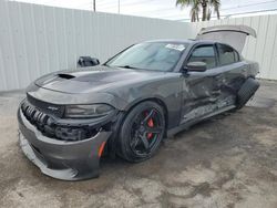 Salvage cars for sale at Riverview, FL auction: 2017 Dodge Charger SRT Hellcat