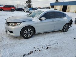 Salvage cars for sale from Copart Woodhaven, MI: 2013 Honda Accord LX