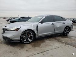 Salvage cars for sale at Grand Prairie, TX auction: 2023 Honda Accord Hybrid Sport