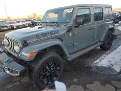 Jeep Wrangler salvage cars for sale: 2024 Jeep Wrangler Sahara 4XE