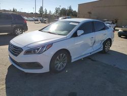 Salvage cars for sale at auction: 2016 Hyundai Sonata Sport