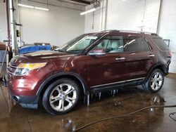 Salvage cars for sale at New Britain, CT auction: 2012 Ford Explorer Limited