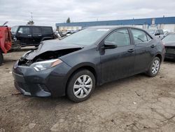 2016 Toyota Corolla L en venta en Woodhaven, MI