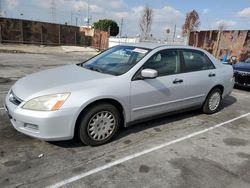 Honda Vehiculos salvage en venta: 2007 Honda Accord Value