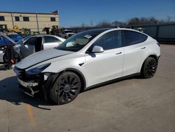 Salvage cars for sale at Wilmer, TX auction: 2021 Tesla Model Y