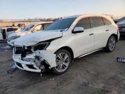 Salvage cars for sale at Pennsburg, PA auction: 2018 Acura MDX Technology