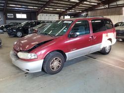 Salvage cars for sale at East Granby, CT auction: 2000 Nissan Quest SE