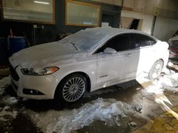 Salvage cars for sale at Indianapolis, IN auction: 2014 Ford Fusion Titanium HEV