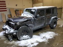 Salvage cars for sale at Candia, NH auction: 2016 Jeep Wrangler Unlimited Sport