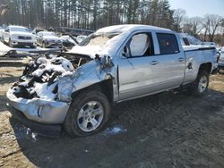 Salvage cars for sale at North Billerica, MA auction: 2017 Chevrolet Silverado K1500 LT