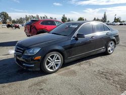 Salvage cars for sale from Copart Rancho Cucamonga, CA: 2014 Mercedes-Benz C 250