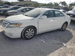 Salvage cars for sale from Copart Opa Locka, FL: 2011 Toyota Camry Base