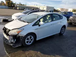 Toyota salvage cars for sale: 2015 Toyota Prius