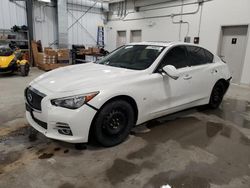 Vehiculos salvage en venta de Copart Ontario Auction, ON: 2015 Infiniti Q50 Base