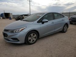 Salvage cars for sale at Andrews, TX auction: 2018 Chevrolet Cruze LS