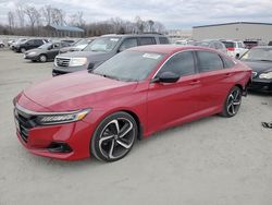 Salvage cars for sale at Spartanburg, SC auction: 2022 Honda Accord Sport