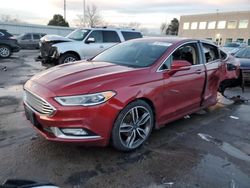 2017 Ford Fusion Titanium en venta en Littleton, CO