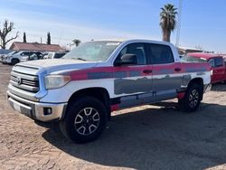 Salvage cars for sale from Copart Bakersfield, CA: 2015 Toyota Tundra Crewmax SR5