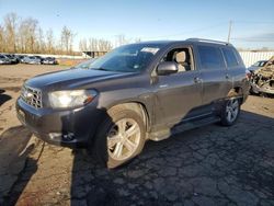 Salvage cars for sale from Copart Portland, OR: 2008 Toyota Highlander Sport