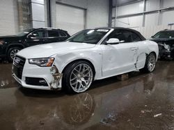 Salvage cars for sale at Ham Lake, MN auction: 2016 Audi A5 Premium Plus S-Line