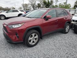 Salvage cars for sale at Riverview, FL auction: 2021 Toyota Rav4 XLE