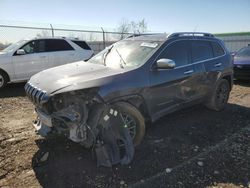 Salvage cars for sale at Houston, TX auction: 2017 Jeep Cherokee Latitude