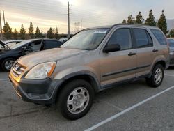 Salvage cars for sale from Copart Rancho Cucamonga, CA: 2005 Honda CR-V LX