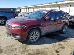 Salvage cars for sale at Louisville, KY auction: 2019 Jeep Cherokee Latitude