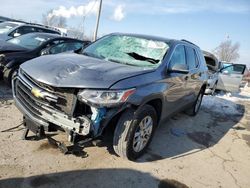 Salvage cars for sale at auction: 2020 Chevrolet Traverse LT