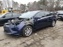 Toyota salvage cars for sale: 2021 Toyota Corolla LE