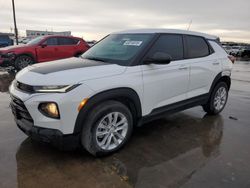 Salvage cars for sale at Grand Prairie, TX auction: 2021 Chevrolet Trailblazer LS