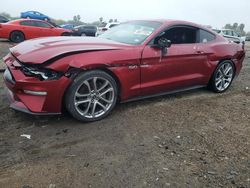 Salvage cars for sale from Copart Mercedes, TX: 2019 Ford Mustang GT