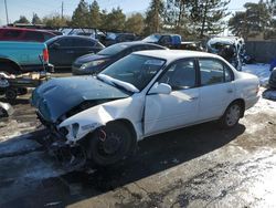 Carros salvage a la venta en subasta: 1996 Toyota Corolla DX