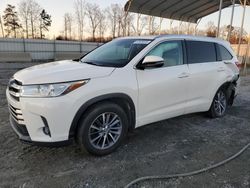 Salvage cars for sale from Copart Spartanburg, SC: 2017 Toyota Highlander SE