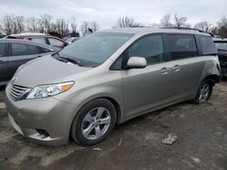 Salvage cars for sale at auction: 2017 Toyota Sienna LE