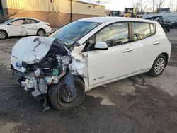 Nissan Leaf salvage cars for sale: 2015 Nissan Leaf S